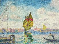 Segelboote auf dem Giudecca oder Venedig, Marine. 1903-1905-Henri Edmond Cross-Giclee Print