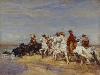 An Arab on a Horse in a Desert Landscape-Henri Emilien Rousseau-Giclee Print