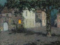 Glass Door onto the Garden-Henri Eugene Augustin Le Sidaner-Giclee Print