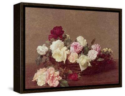 A Basket of Roses, 1890 Giclee Print - Henri Fantin-Latour