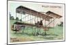 Henri Farman in the Farman Biplane, French Aviator and Aircraft Constructor, C1909-null-Mounted Giclee Print