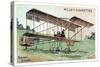 Henri Farman in the Farman Biplane, French Aviator and Aircraft Constructor, C1909-null-Stretched Canvas