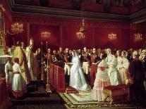 Marriage of Princess Victoria of Saxe-Coburg and Prince Louis, Duke of Nemours at Saint-Cloud-Henri Félix Emmanuel Philippoteaux-Giclee Print