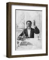 Henri Francoid Becque-null-Framed Art Print