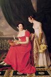 Madame Riesener and Her Sister, Madame Longroy, 1802-Henri Francois Riesener-Giclee Print