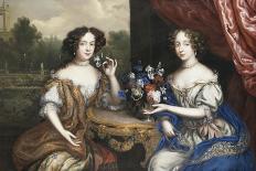 A Double Portrait of Lady Maria Somalia and Lady Anne Barrington-Henri Gascard-Stretched Canvas