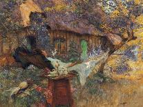 Cottage and Heart-Henri-Gaston Darien-Stretched Canvas