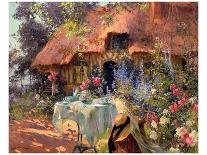 Cottage and Heart-Henri-Gaston Darien-Framed Stretched Canvas