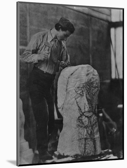 Henri Gaudier-Brzeska, C.1910-English Photographer-Mounted Giclee Print