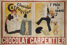 Advertisement of the Chocolate Brand 'Carpentier' (1895)-Henri Gerbault-Mounted Art Print