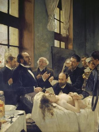 Before the Operation, or Doctor Pean Teaching at Saint-Louis Hospital, 1887