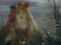 Mme. Valtesse de la Bigne. Oil on canvas (1889) 200 x 122 cm Inv. 20059.-Henri Gervex-Giclee Print