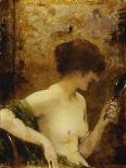 The Looking Glass-Henri Gervex-Stretched Canvas