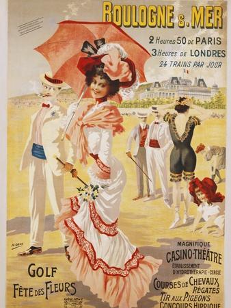 Boulogne S. Mer Poster