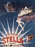 Pétrole Stella-Henri Gray-Stretched Canvas