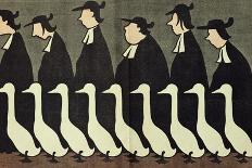 The Geese, Anti-Clerical Caricature from "L'Assiette au Beurre", 17th May 1902-Henri Gustave Jossot-Mounted Giclee Print