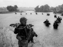 Vietnam War Submerged Gunner-Henri Huet-Photographic Print