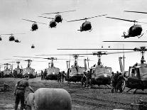 Vietnam War US Helicopters-Henri Huet-Photographic Print