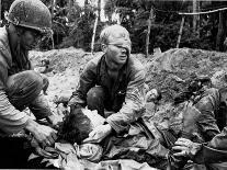 Vietnam War Submerged Gunner-Henri Huet-Photographic Print