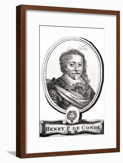 Henri I de Bourbon, Conde-null-Framed Art Print