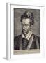 Henri III Valois (1551-89) (Engraving)-Johan Wierix-Framed Giclee Print