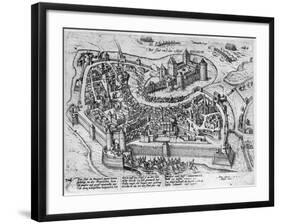 Henri IV (1553-1610) Entering Dijon-null-Framed Premium Giclee Print