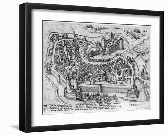 Henri IV (1553-1610) Entering Dijon-null-Framed Giclee Print