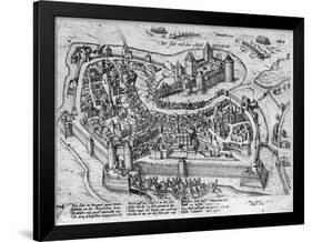 Henri IV (1553-1610) Entering Dijon-null-Framed Premium Giclee Print