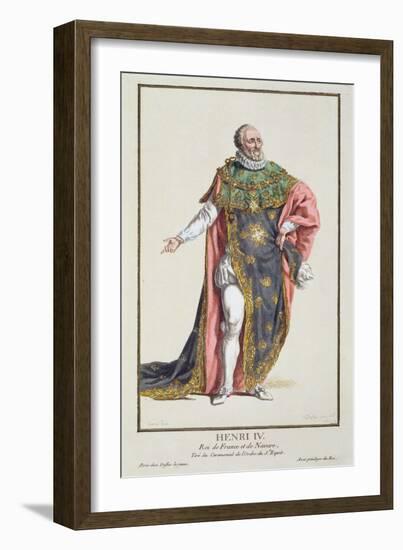 Henri IV (1553-1610) King of France-Pierre Duflos-Framed Giclee Print