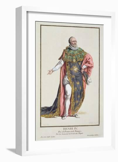 Henri IV (1553-1610) King of France-Pierre Duflos-Framed Giclee Print