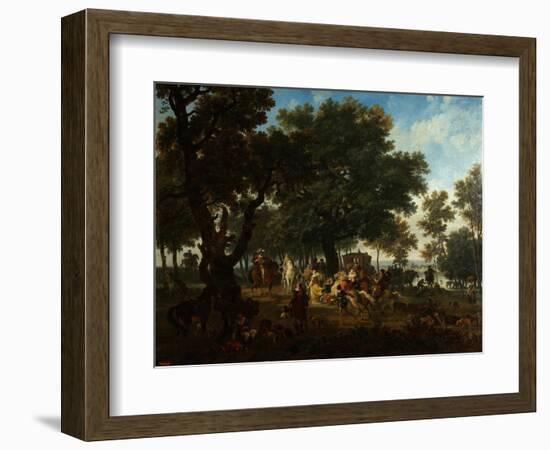 Henri IV and His Suite Hunting, Ca 1804-Nicolas Antoine Taunay-Framed Giclee Print