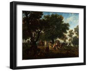 Henri IV and His Suite Hunting, Ca 1804-Nicolas Antoine Taunay-Framed Giclee Print