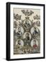 Henri IV avec ses enfants, branche régnante des Bourbons-null-Framed Giclee Print