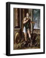 Henri IV en Hercule écrasant l'hydre-null-Framed Giclee Print