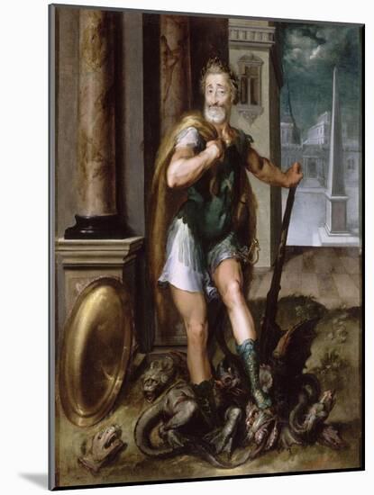 Henri IV en Hercule écrasant l'hydre-null-Mounted Giclee Print