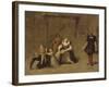 Henri IV jouant avec ses enfants-Jean-Auguste-Dominique Ingres-Framed Giclee Print