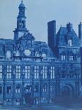 The Hotel De Ville in Paris, 1853 (Cyanotype)-Henri Jean-louis Le Secq-Giclee Print