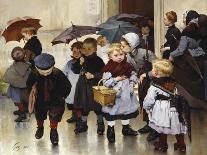 Une Sortie De Classe-Henri Jules Geoffroy-Laminated Giclee Print