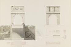 Dôme des Invalides : projet de tombeau pour Napoléon Ier-Henri Labrouste-Framed Stretched Canvas