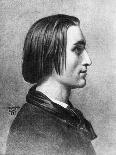 Portrait of Franz Liszt-Henri Lehmann-Art Print