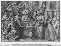 Life of Christ, the Last Supper, Preparatory Study of Tapestry Cartoon-Henri Lerambert-Giclee Print