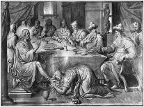 Life of Christ, the Last Supper, Preparatory Study of Tapestry Cartoon-Henri Lerambert-Laminated Giclee Print