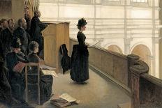 The Rehearsal in the Choir Loft-Henri Lerolle-Stretched Canvas