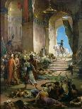 Napoleon Bonaparte (1769-1821) in the Grand Mosque at Cairo-Henri Levy-Stretched Canvas