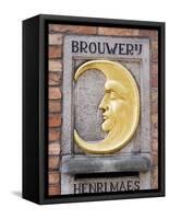 Henri Maes Belgian Beer, Brewery, Old Town, UNESCO World Heritage Site, Bruges, Belgium-Christian Kober-Framed Stretched Canvas