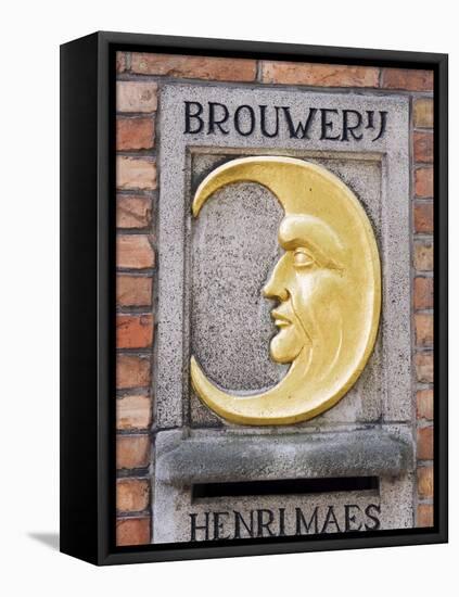 Henri Maes Belgian Beer, Brewery, Old Town, UNESCO World Heritage Site, Bruges, Belgium-Christian Kober-Framed Stretched Canvas