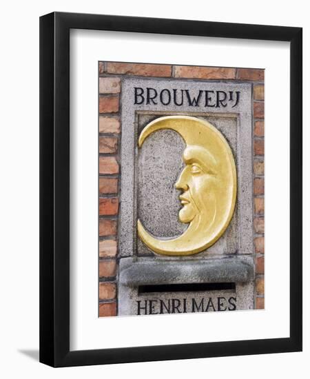 Henri Maes Belgian Beer, Brewery, Old Town, UNESCO World Heritage Site, Bruges, Belgium-Christian Kober-Framed Photographic Print