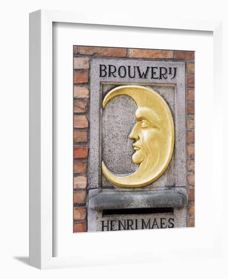 Henri Maes Belgian Beer, Brewery, Old Town, UNESCO World Heritage Site, Bruges, Belgium-Christian Kober-Framed Photographic Print