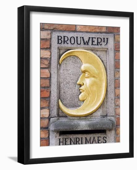 Henri Maes Belgian Beer, Brewery, Old Town, UNESCO World Heritage Site, Bruges, Belgium-Christian Kober-Framed Photographic Print