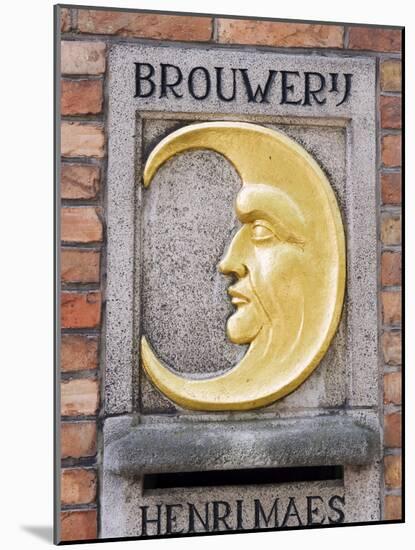 Henri Maes Belgian Beer, Brewery, Old Town, UNESCO World Heritage Site, Bruges, Belgium-Christian Kober-Mounted Photographic Print